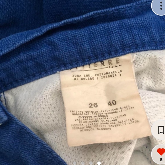 Versace Jeans High Waisted Straight Leg size 26 - Picture 4 of 7